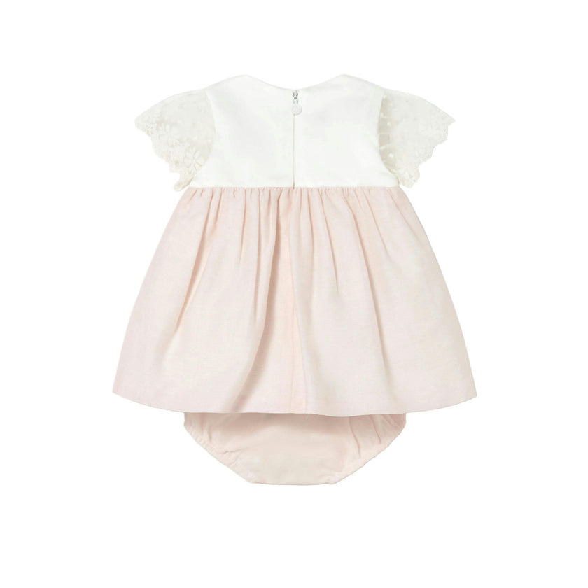 Pink Baby Dress With Bloomers