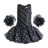 Black Calivra Polka Dot Dress