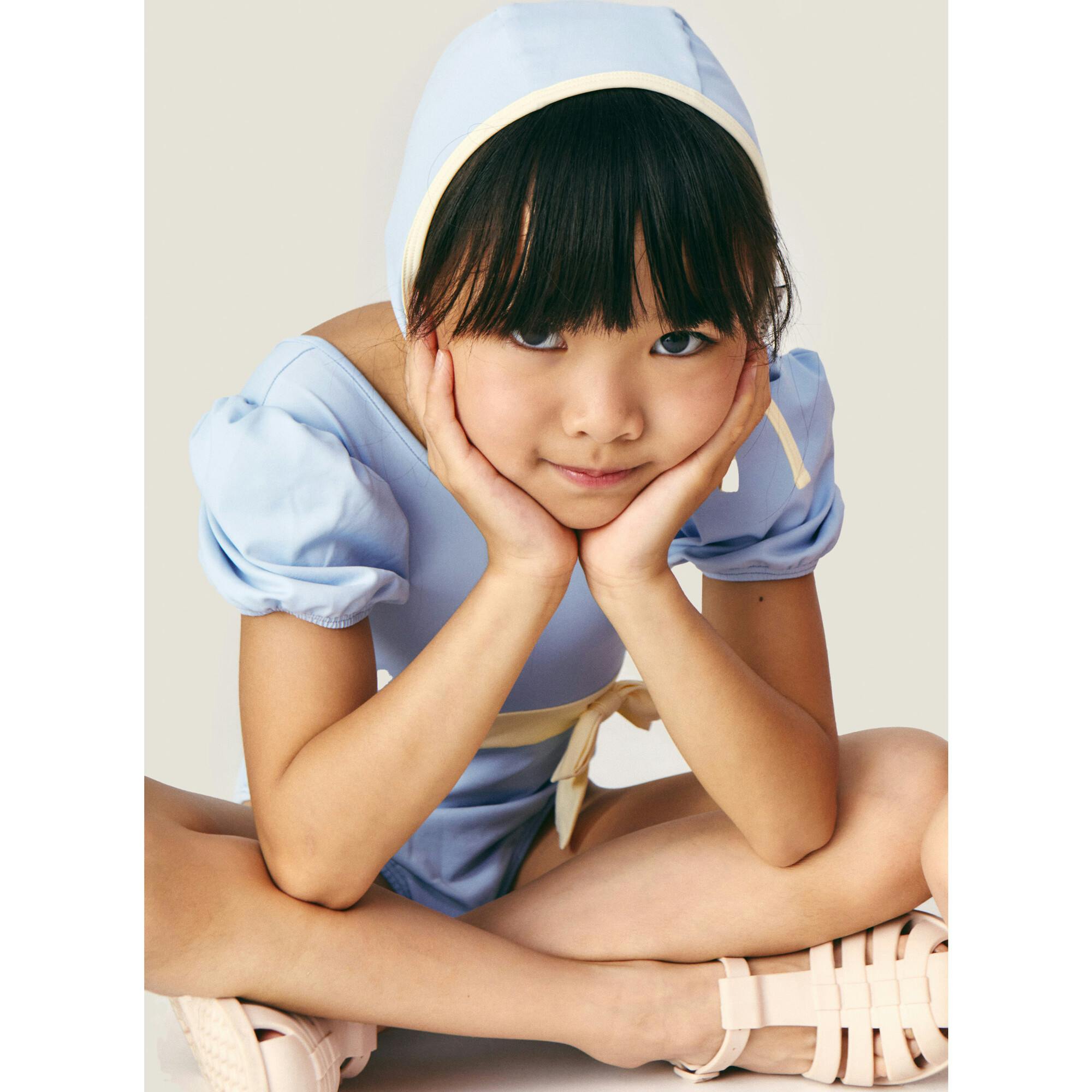 Mipounet SS26 Alba, Swimwear Ecru Blue Sky