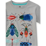 Insect Assortment Graphic Tee, Grey