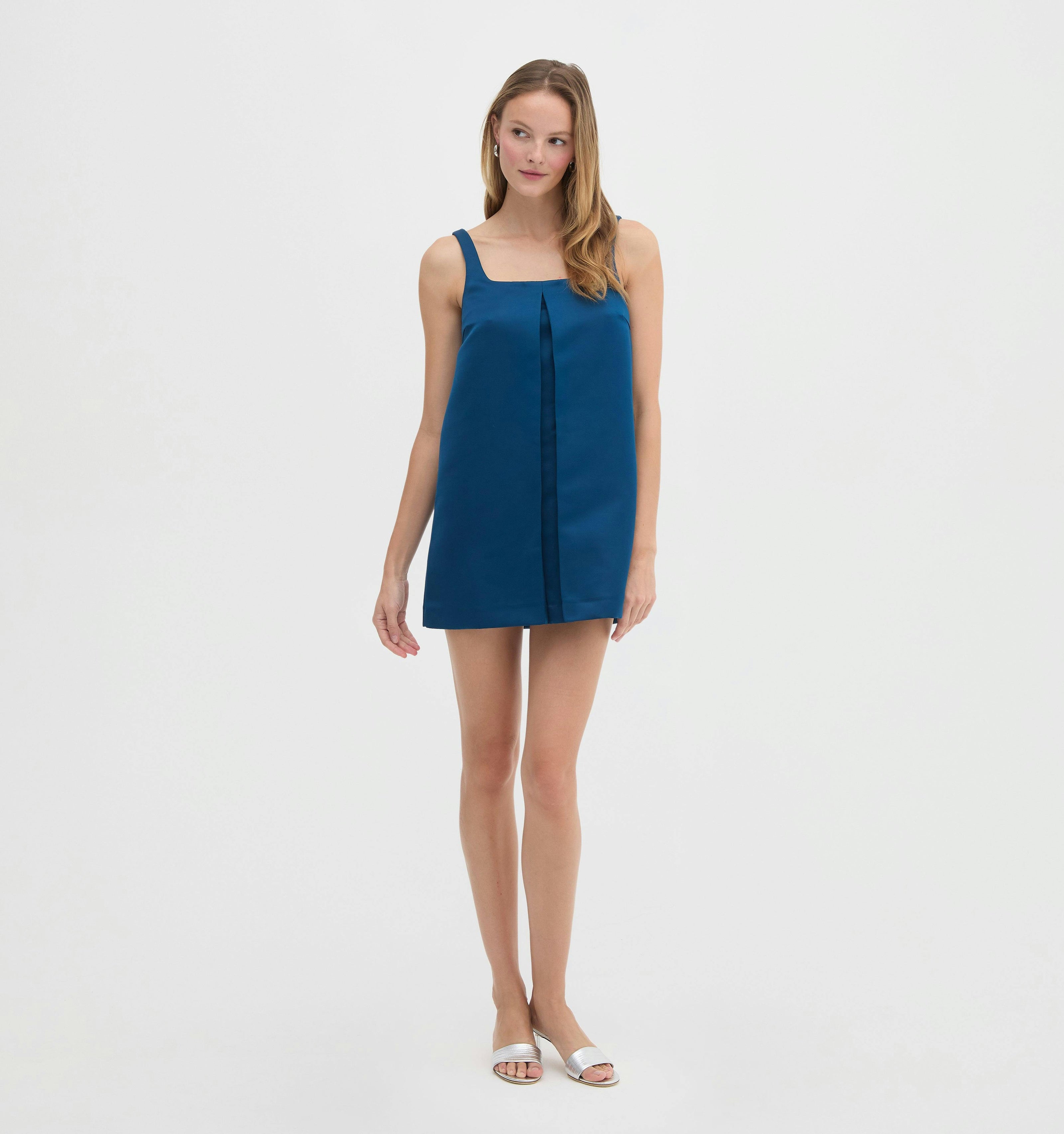 The Jasper Dress -  Peacock Blue