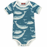 Blue Bamboo Short Sleeve One Piece