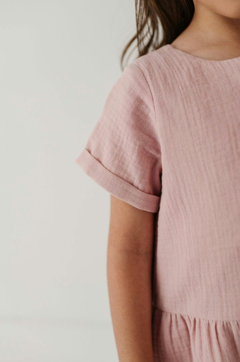 Gauze Button Dress