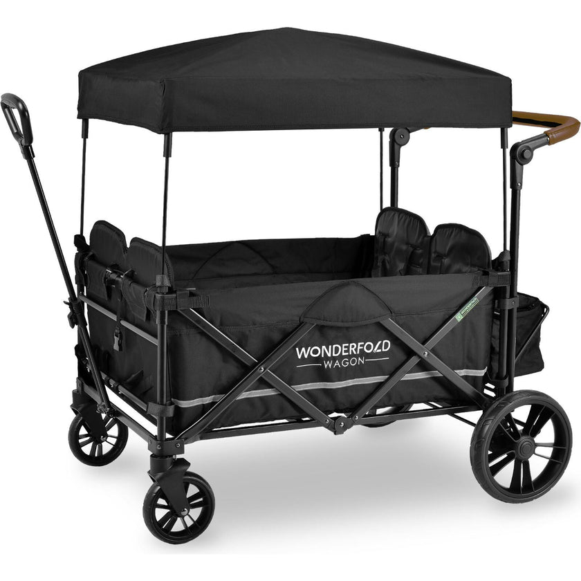 Pull & Push Quad Stroller Wagon 4 Seater