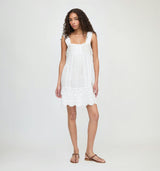 The Lux Mini Nightgown - White Washed Voile