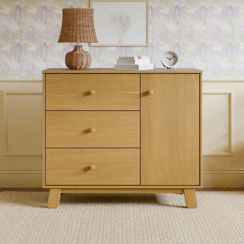 Hudson Modern 3-Drawer Compact Dresser (40")