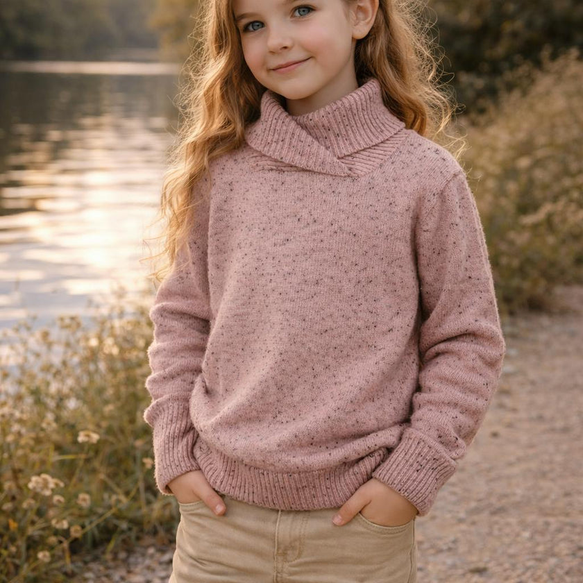 Shawl Collar Relaxed Fit Sweater