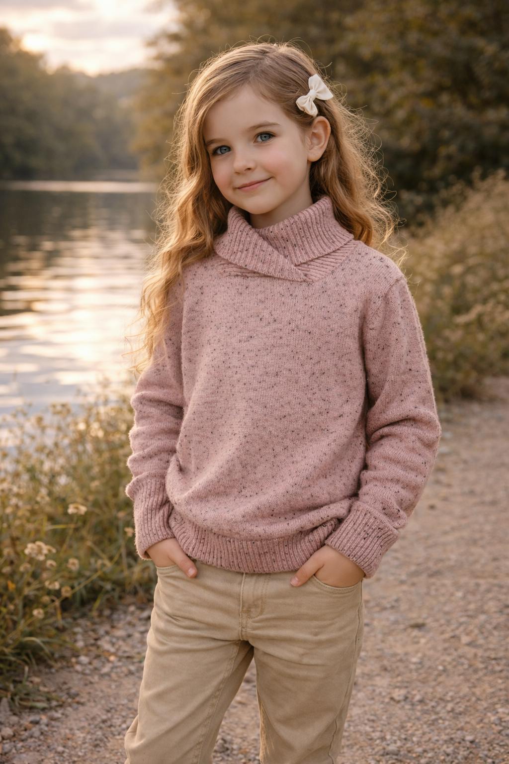 Shawl Collar Relaxed Fit Sweater
