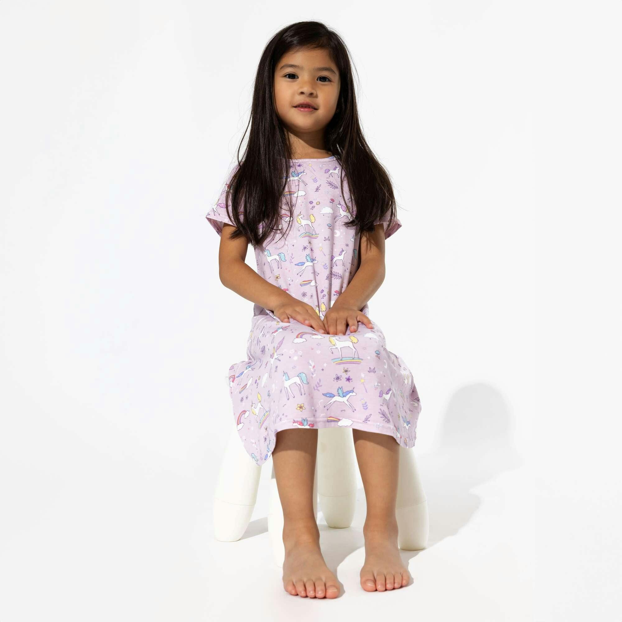 Enchanted Bamboo Girls' Short Sleeve Dress
