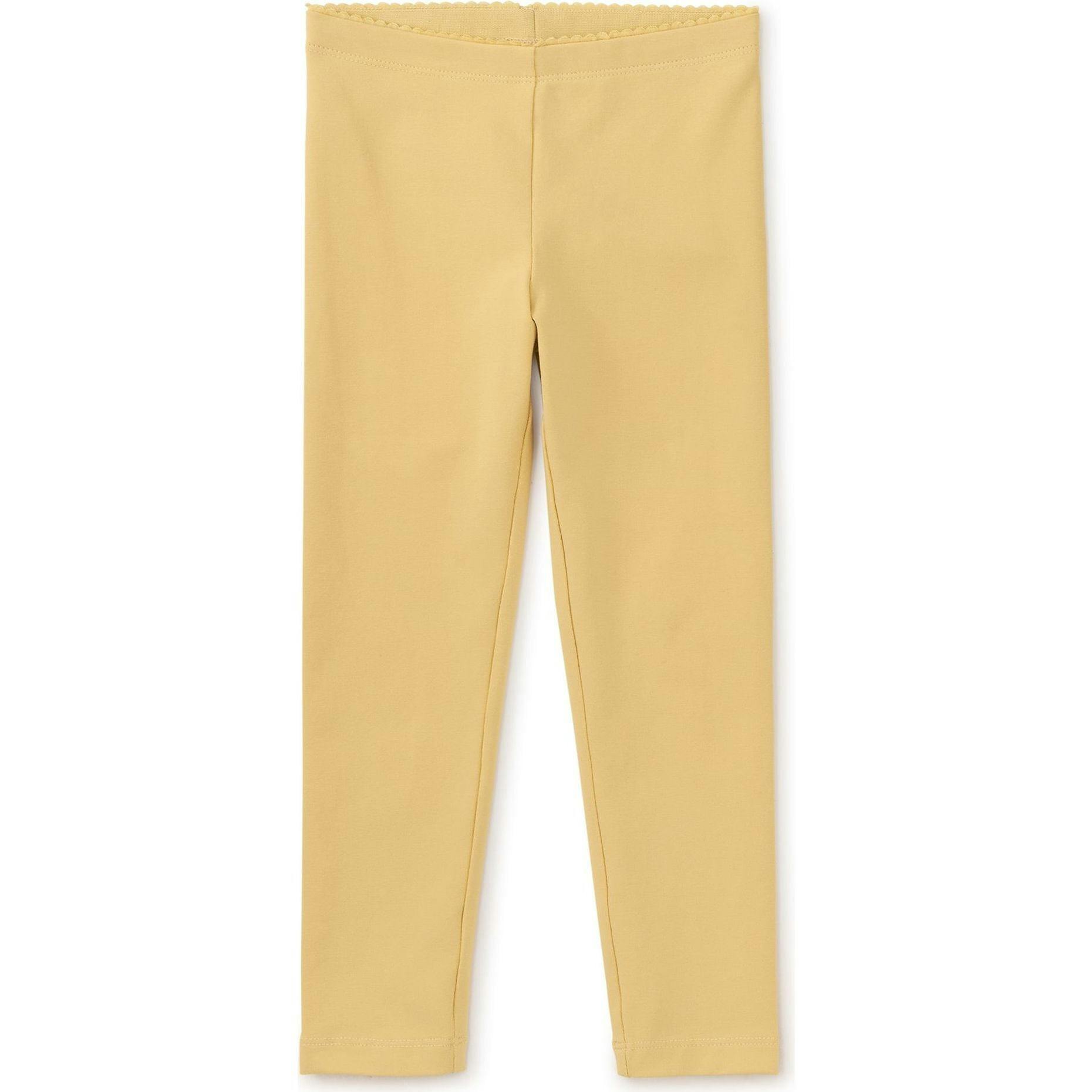 Solid Super-Soft Leggings, Yellow