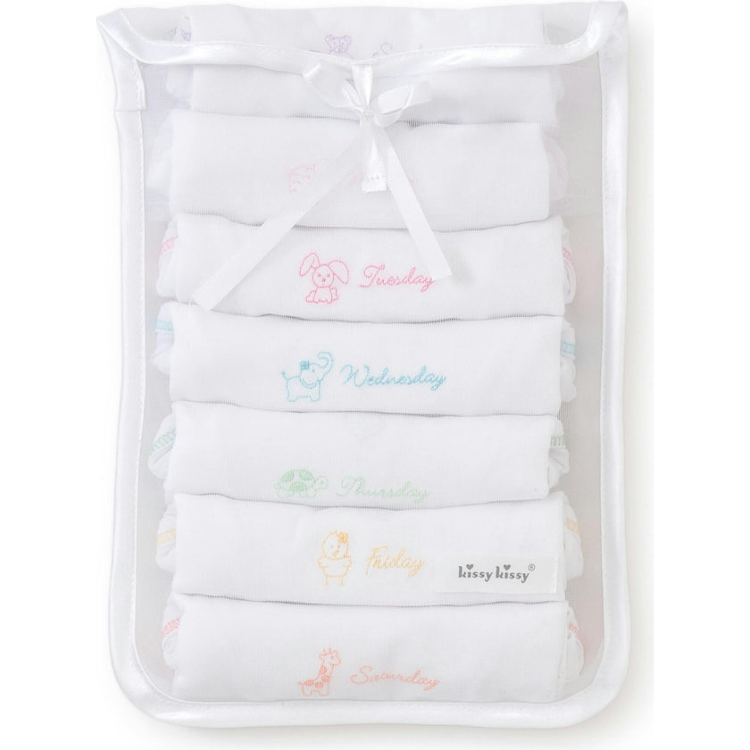 Girls Days of the Week Onesies Set