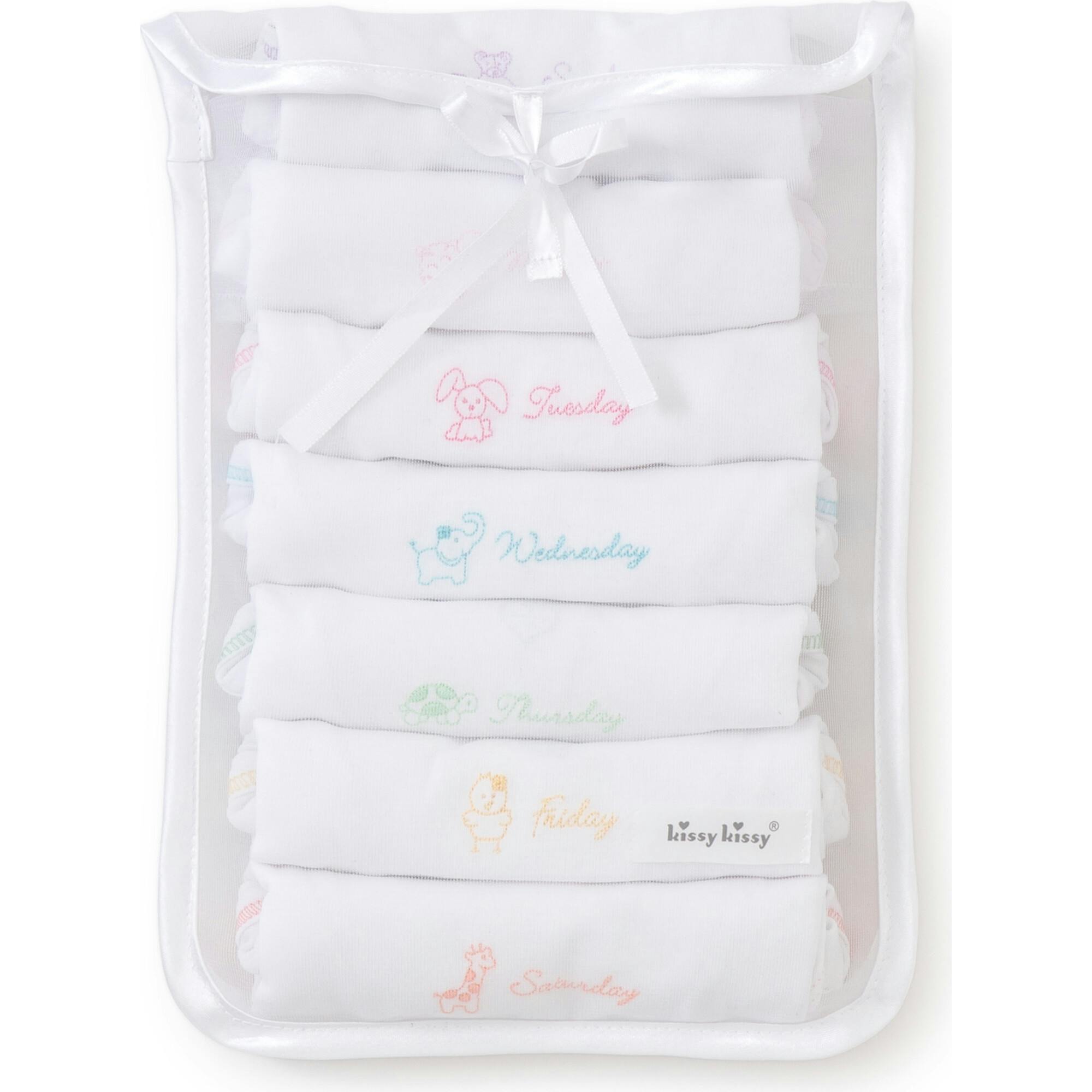 Girls Days of the Week Onesies Set