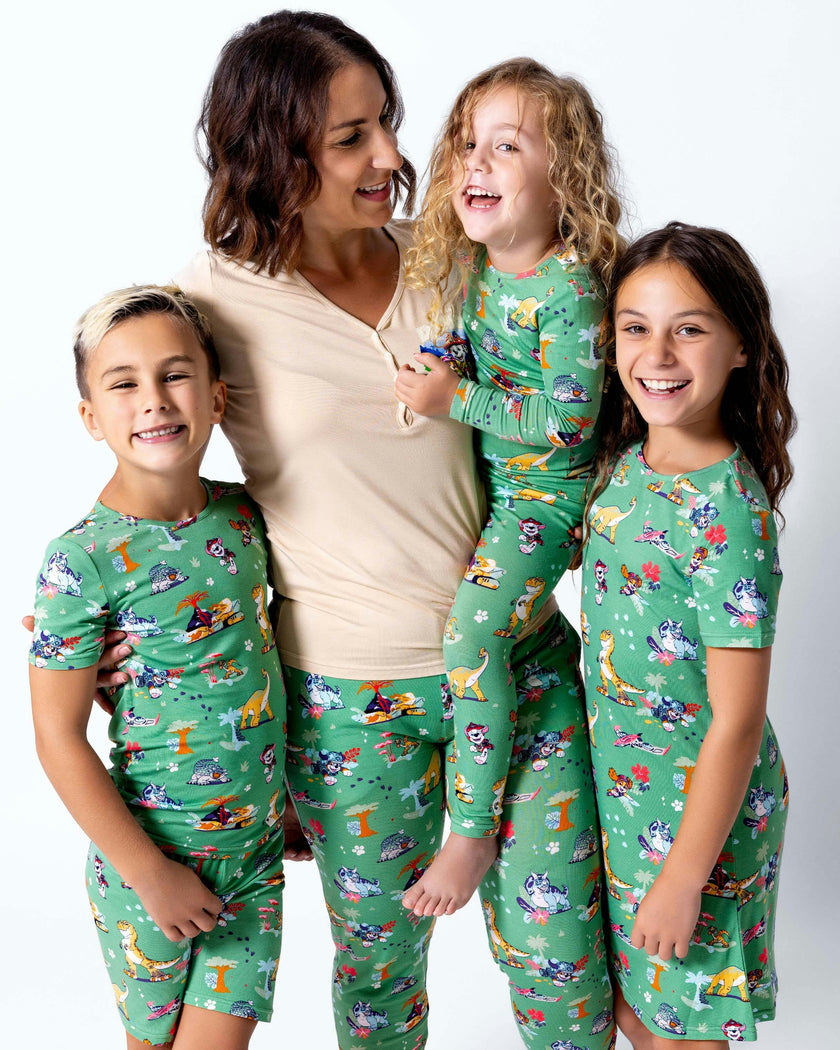 PAW Patrol: Dino Island Bamboo Kids Pajama Short Set