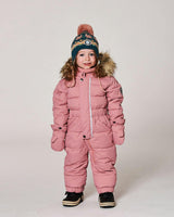 Lined Peruvian Knit Pompom Hat Green And Pink
