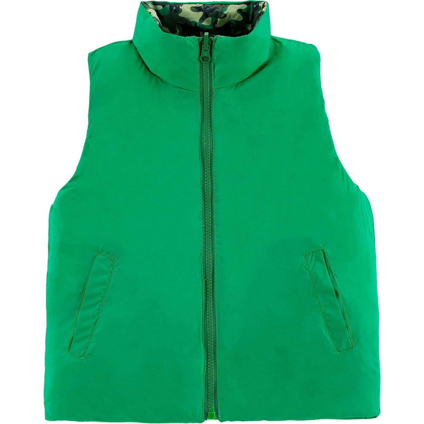 Casey Reversible Down Vest, Green