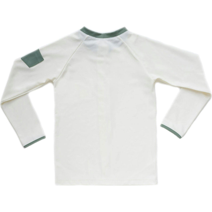 Leo Rashguard Ivory And Sage Green
