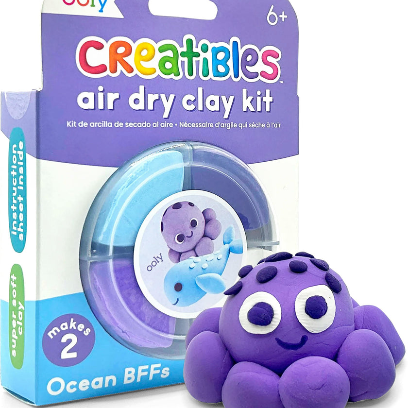 Creatibles Mini Air Dry Clay Kit - Ocean BFFs