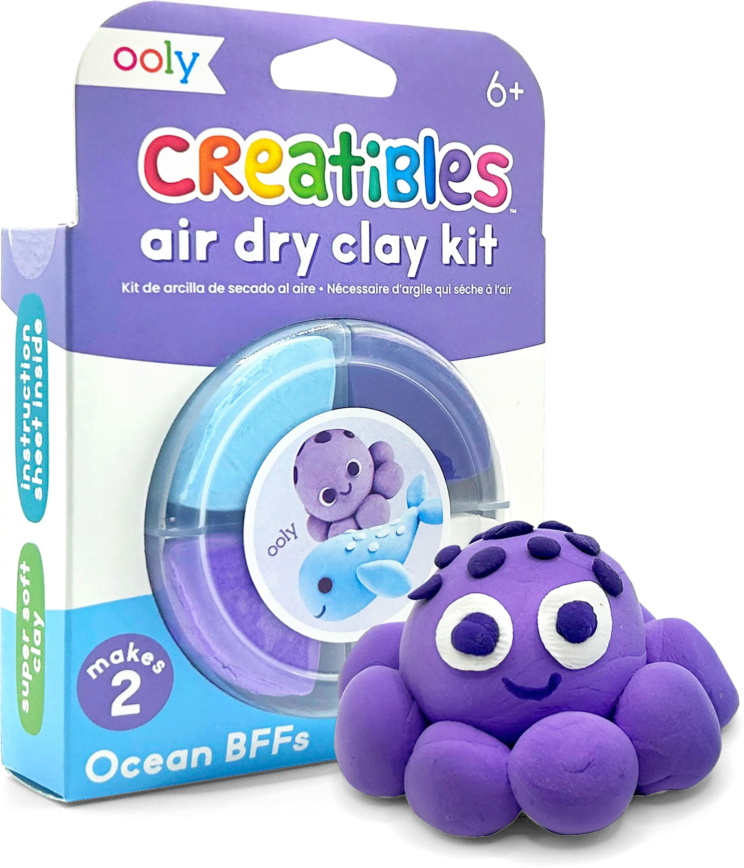 Creatibles Mini Air Dry Clay Kit - Ocean BFFs