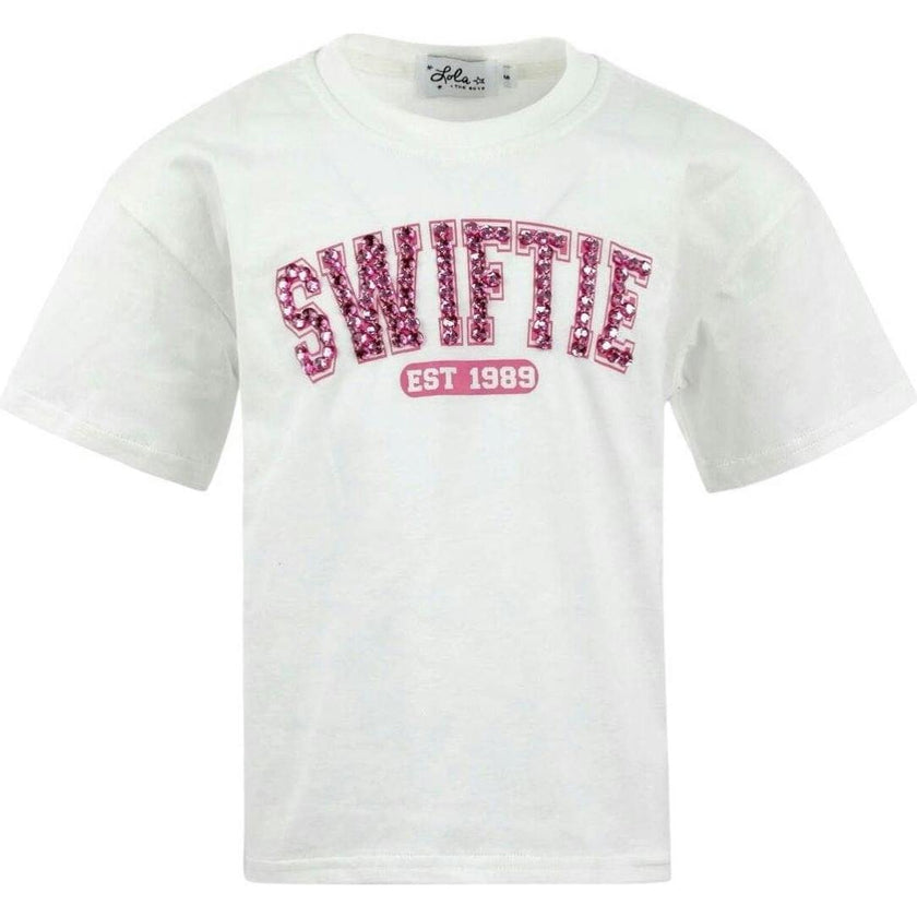 Women's Rose Crystal Swiftie Tee