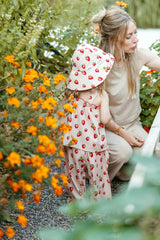 Strawberry Ruffle Tank and Pant Set