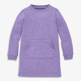 Kids cozy fleece sweatshirt dress
