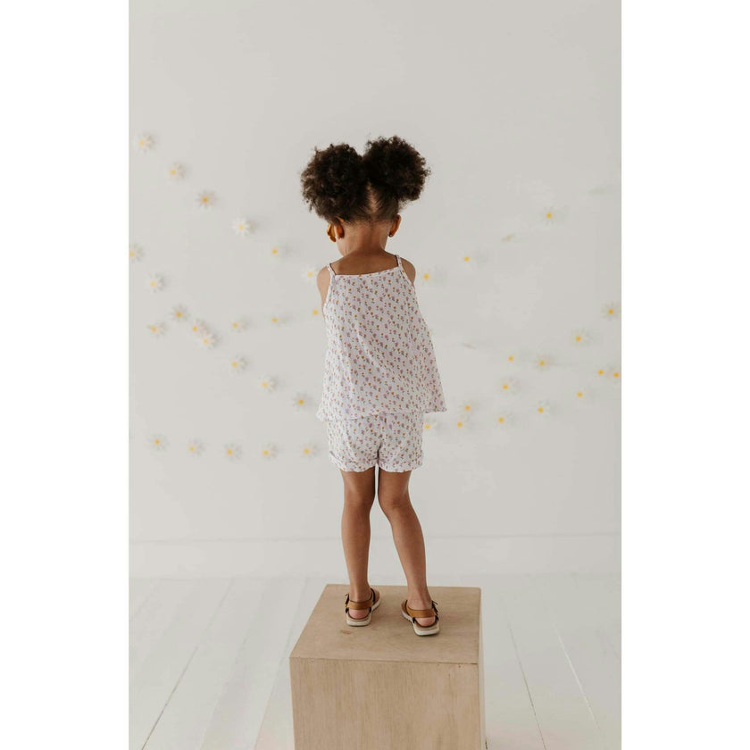 Girl's Gauze Tank & Short Set