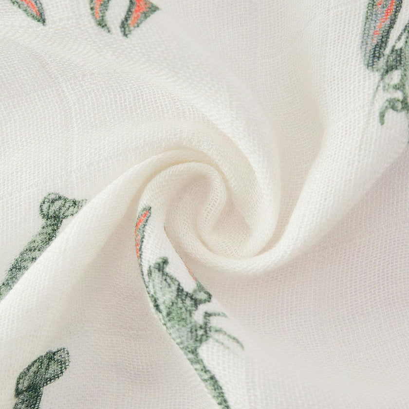 Mint Lobster Bamboo Two-Piece Burp Cloth Set