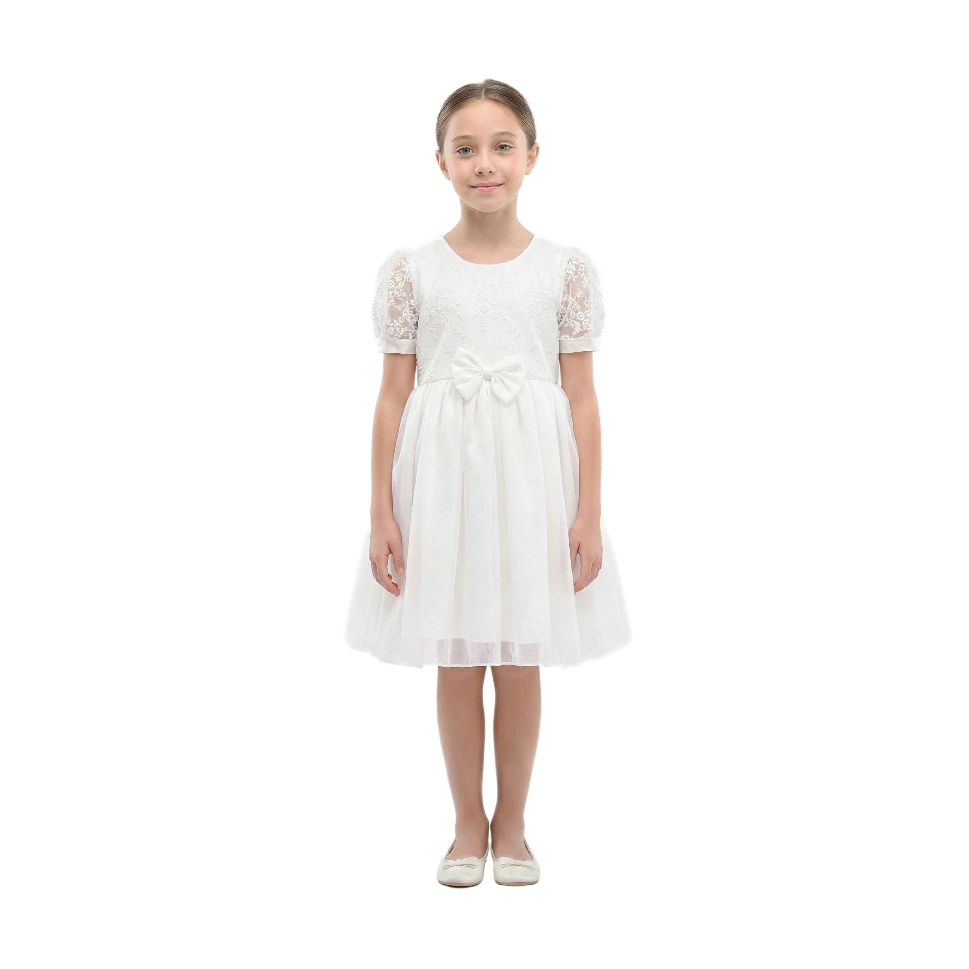 White Liora Lace Baby Dress