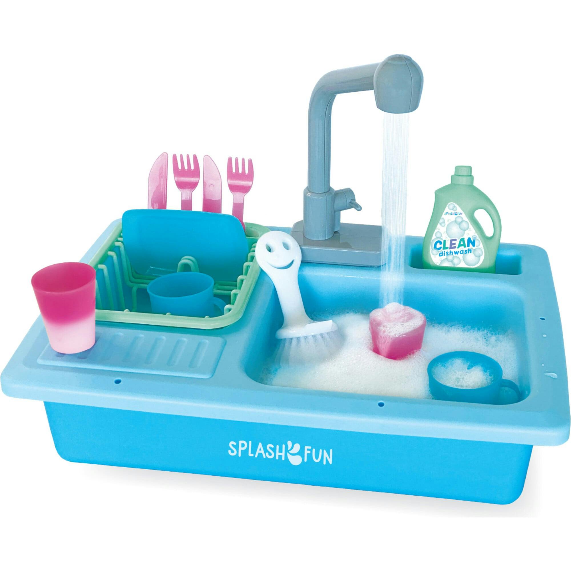 SPLASHFUN Wash-up Kitchen Sink Play Set