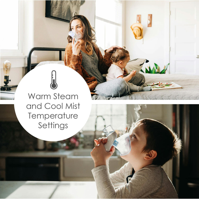 Cordless Steam Inhaler – Warm Steam & Cool Mist Functions