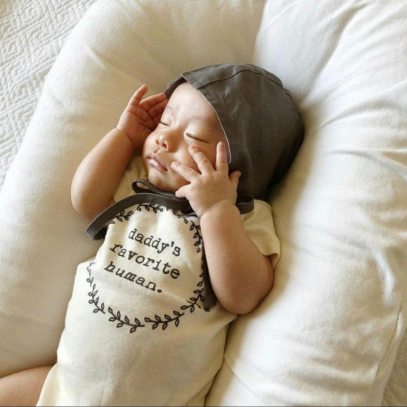 Daddy's Favorite Human Organic Baby Bodysuit