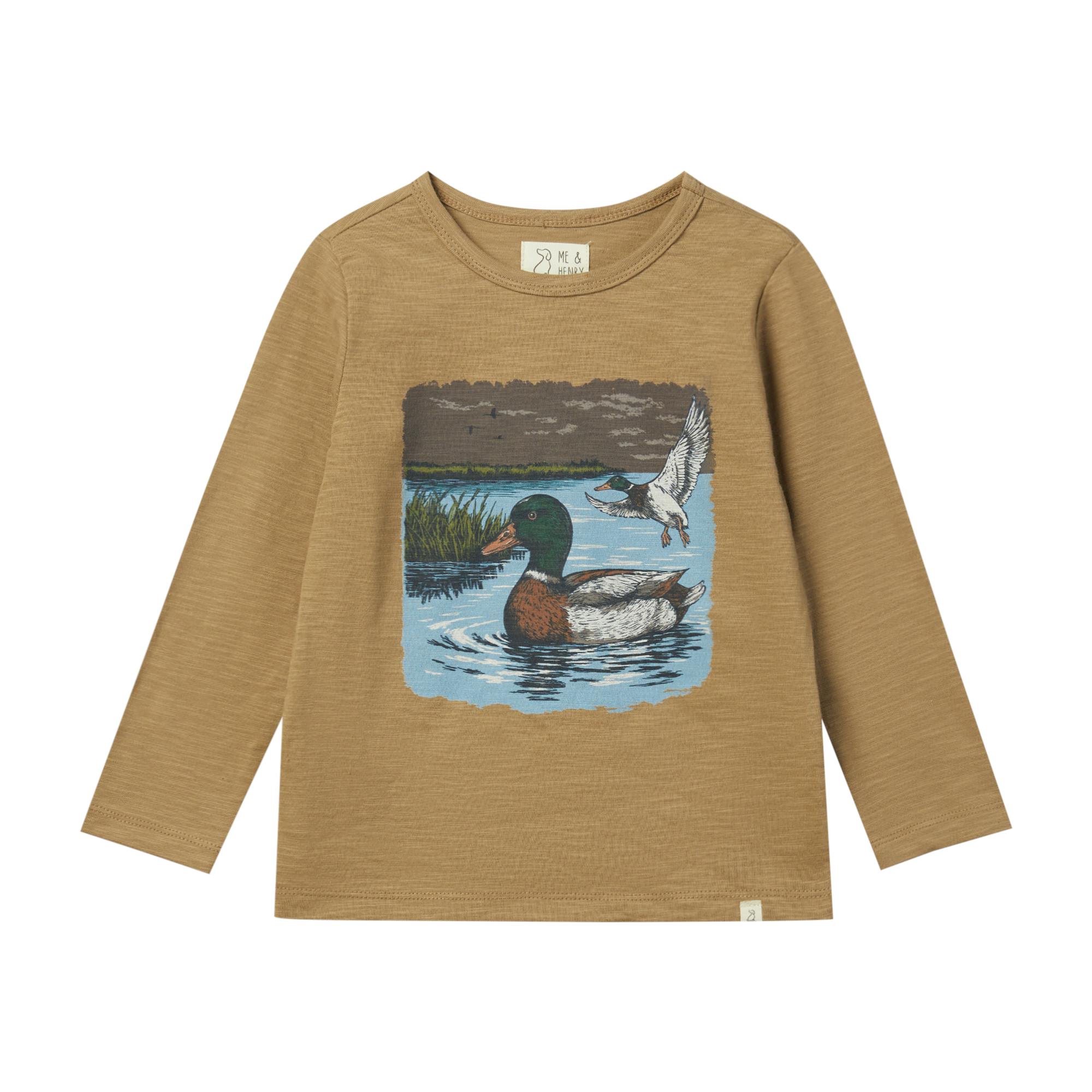 CHEROKEE Mallard Duck Printed Tee