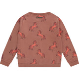 All Over Print Crew Neck Pullover Sweatshirt