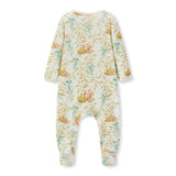 Under the Sea Organic Cotton Zipper Footed Romper