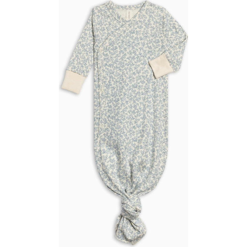 Indy Kimono Gown - Narelle Floral / Ivory + Sea