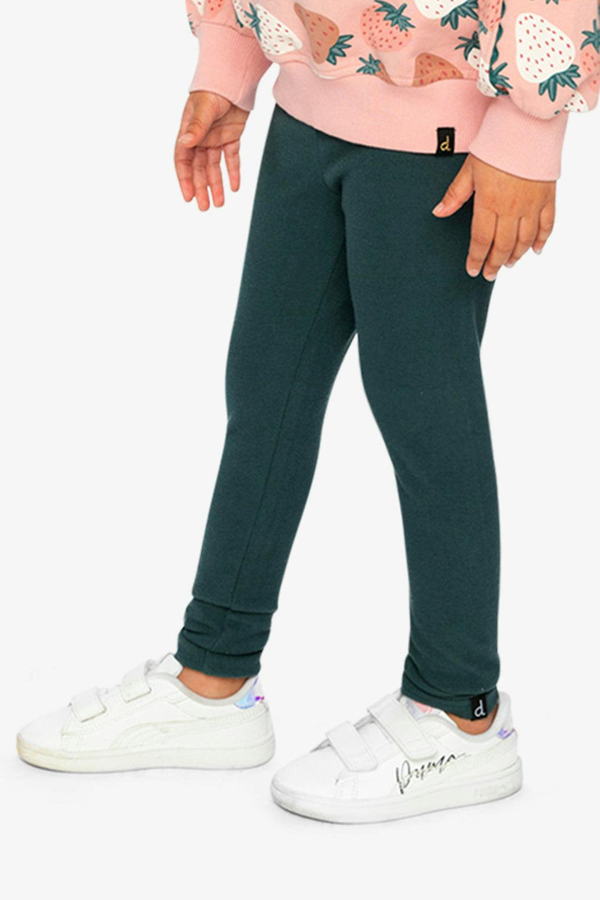 Rib Leggings Jasper Printed Green