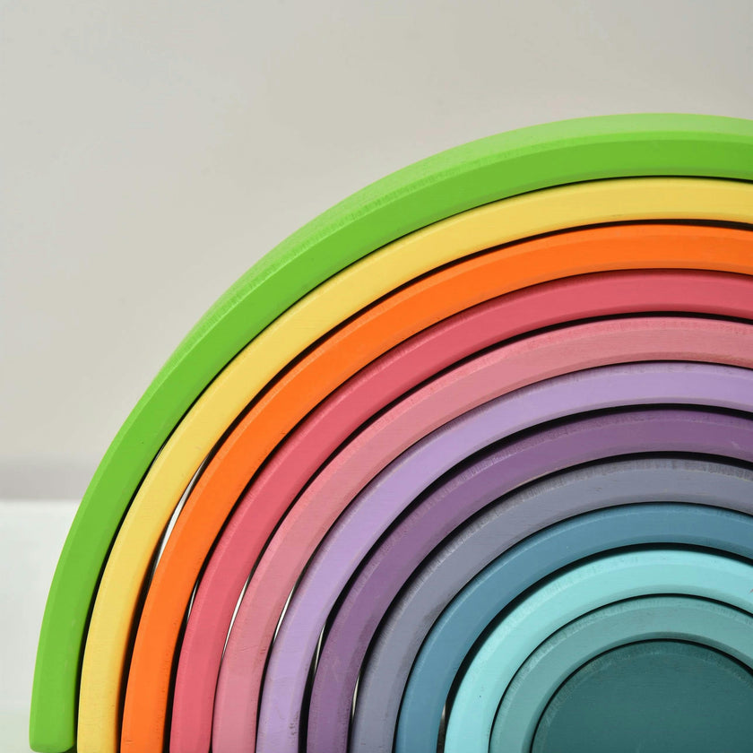 Avenlur Wooden Rainbow Stacker Blocks
