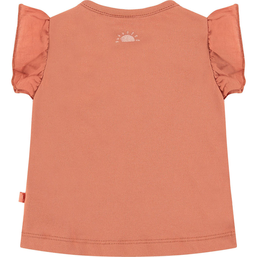 Ruffled Short Sleeve T-Shirt