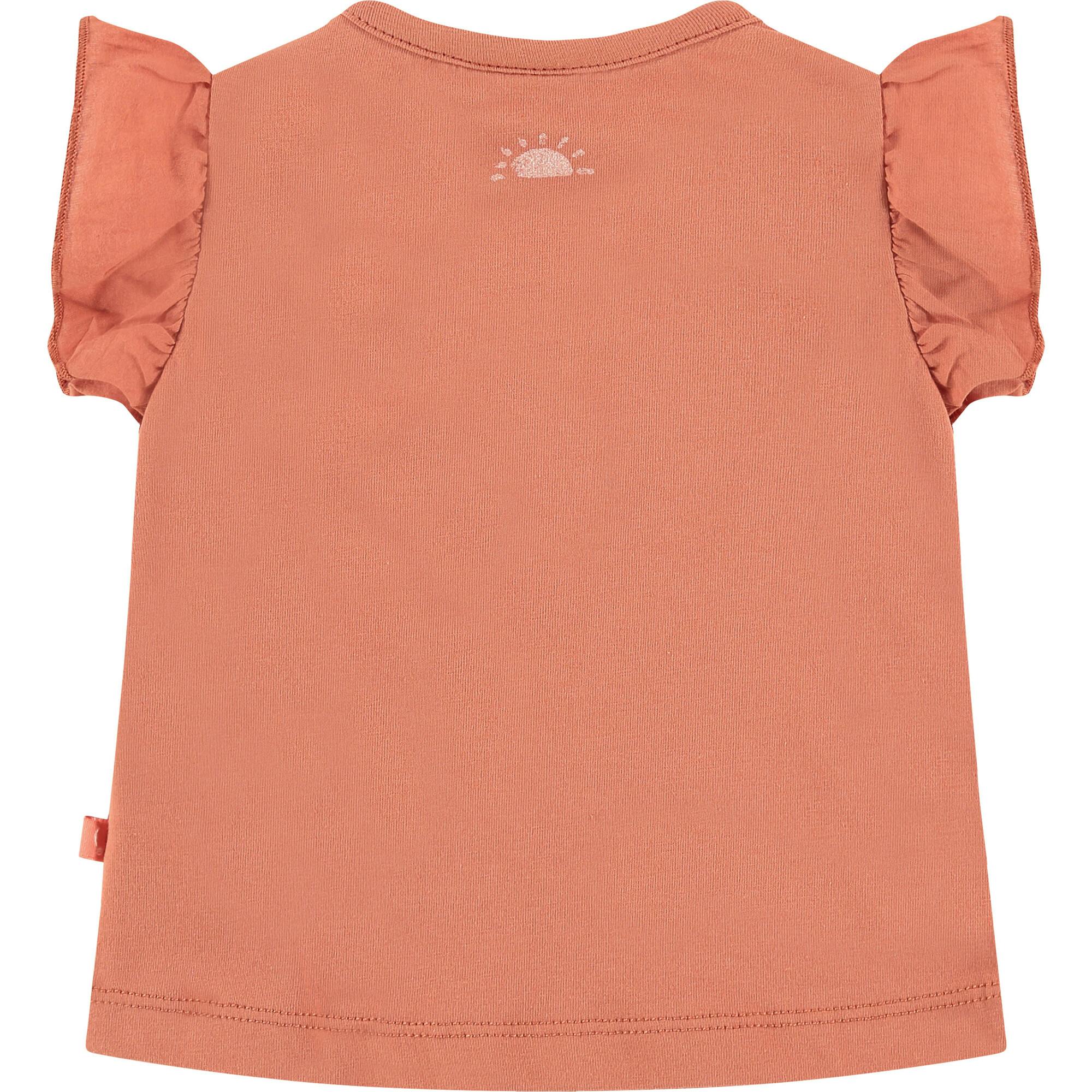 Ruffled Short Sleeve T-Shirt