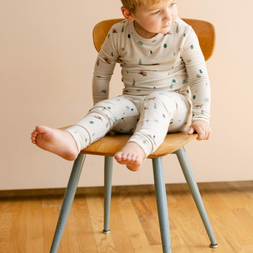Toddler Modal Pajama Set in Camping