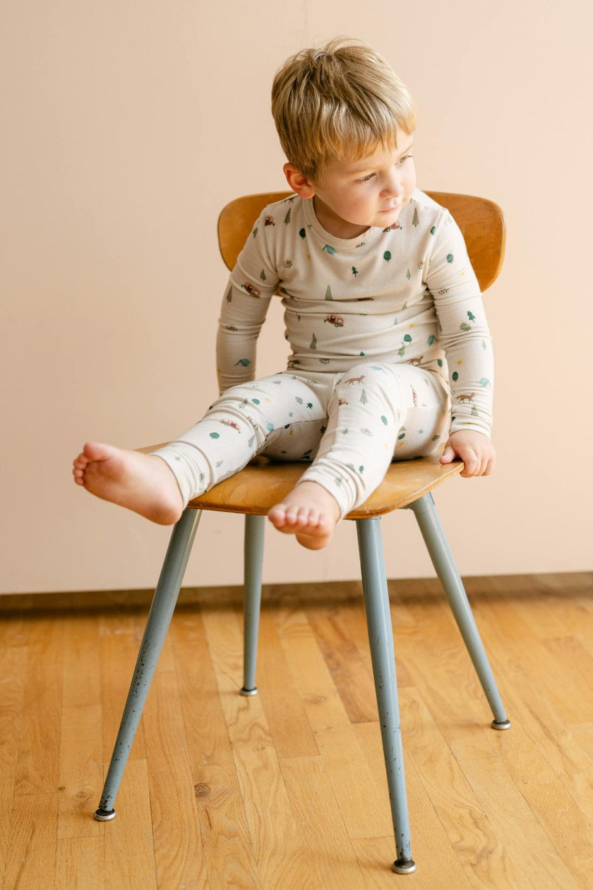 Toddler Modal Pajama Set in Camping