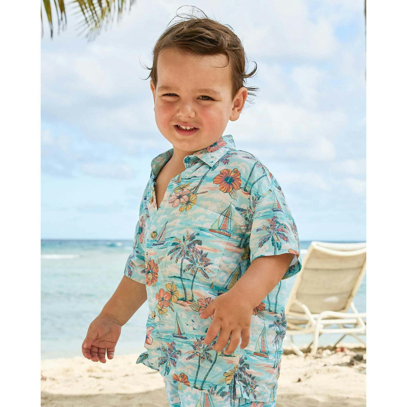 The BVIs - Boys Hawaiian Shirt