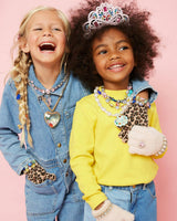 Cotton Candy Jeweled Gloves