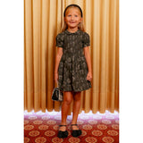 Mini Keegan Dress in Green Vintage Bouquet