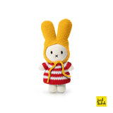 Miffy in Striped Crochet Dress