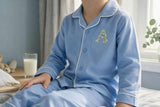 Liberty of London children's personalised classic pyjamas - blue