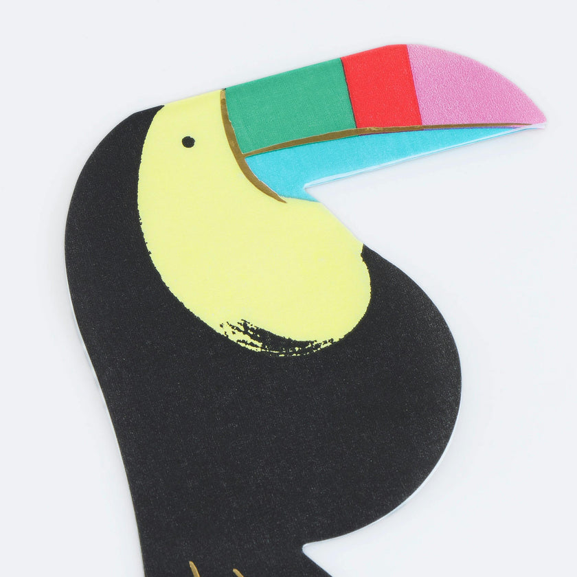 Toucan Shaped Napkins