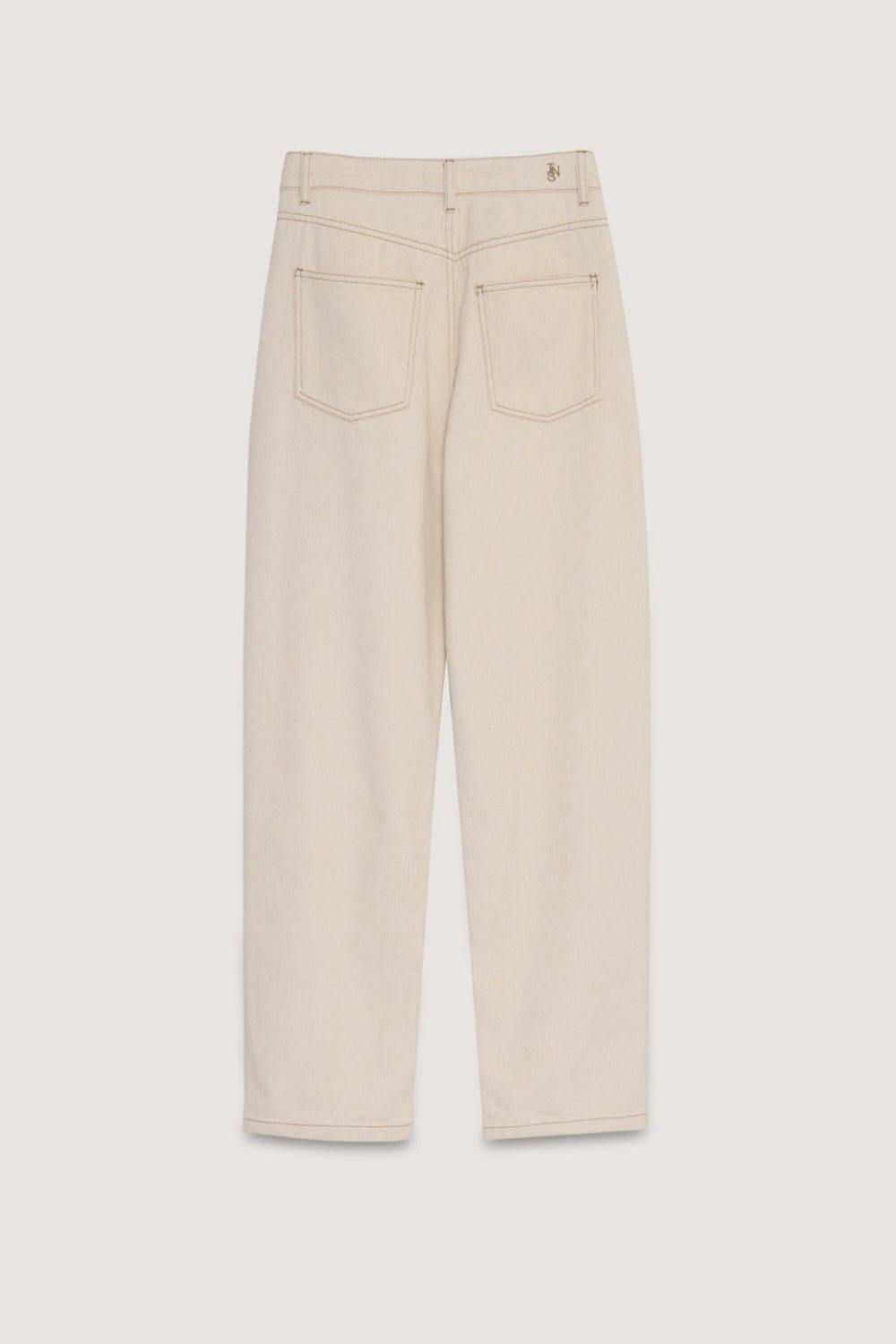 TNS Denim Woman Regular Pant Ecru_Sampling