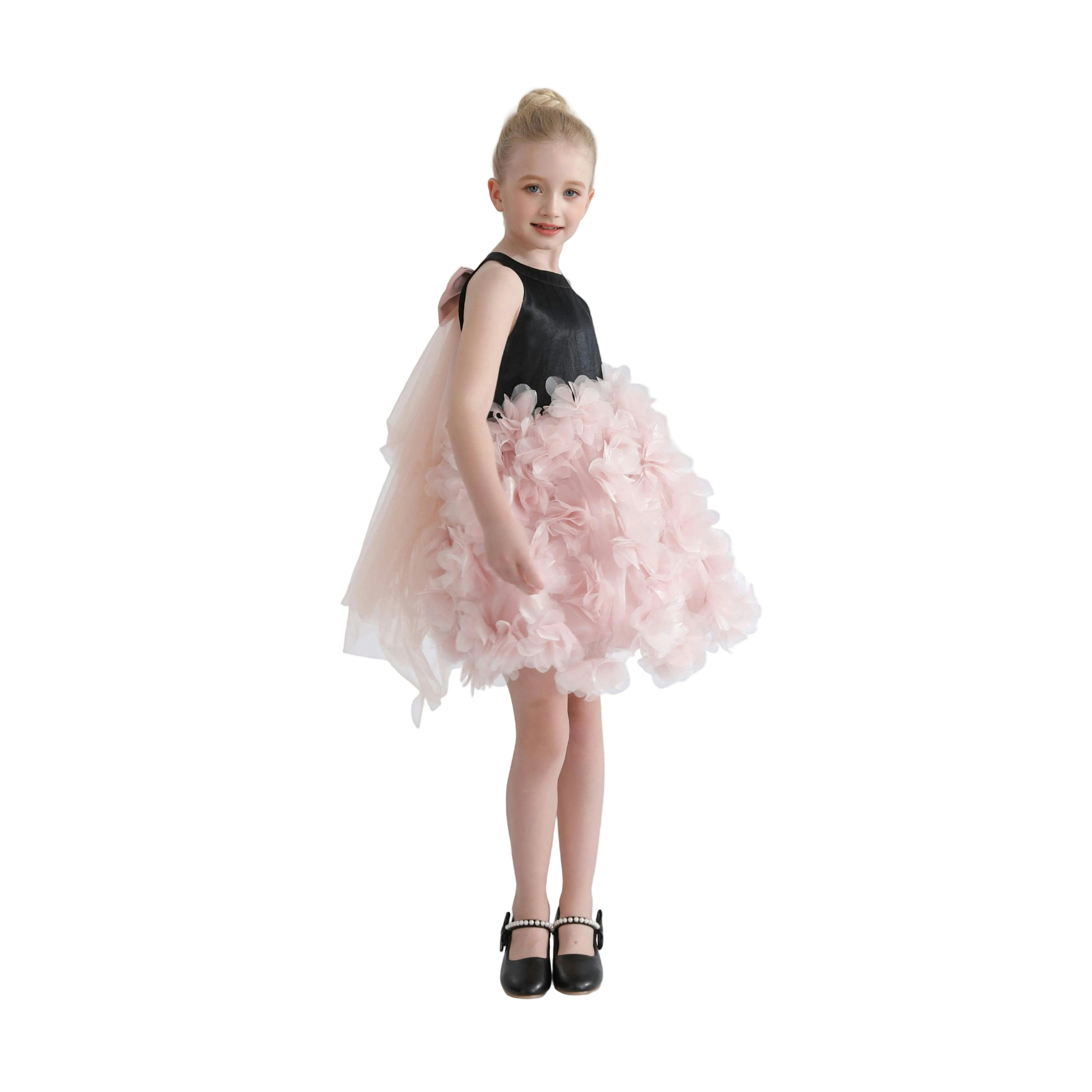 Pink Valentina Tulle Bow Gown