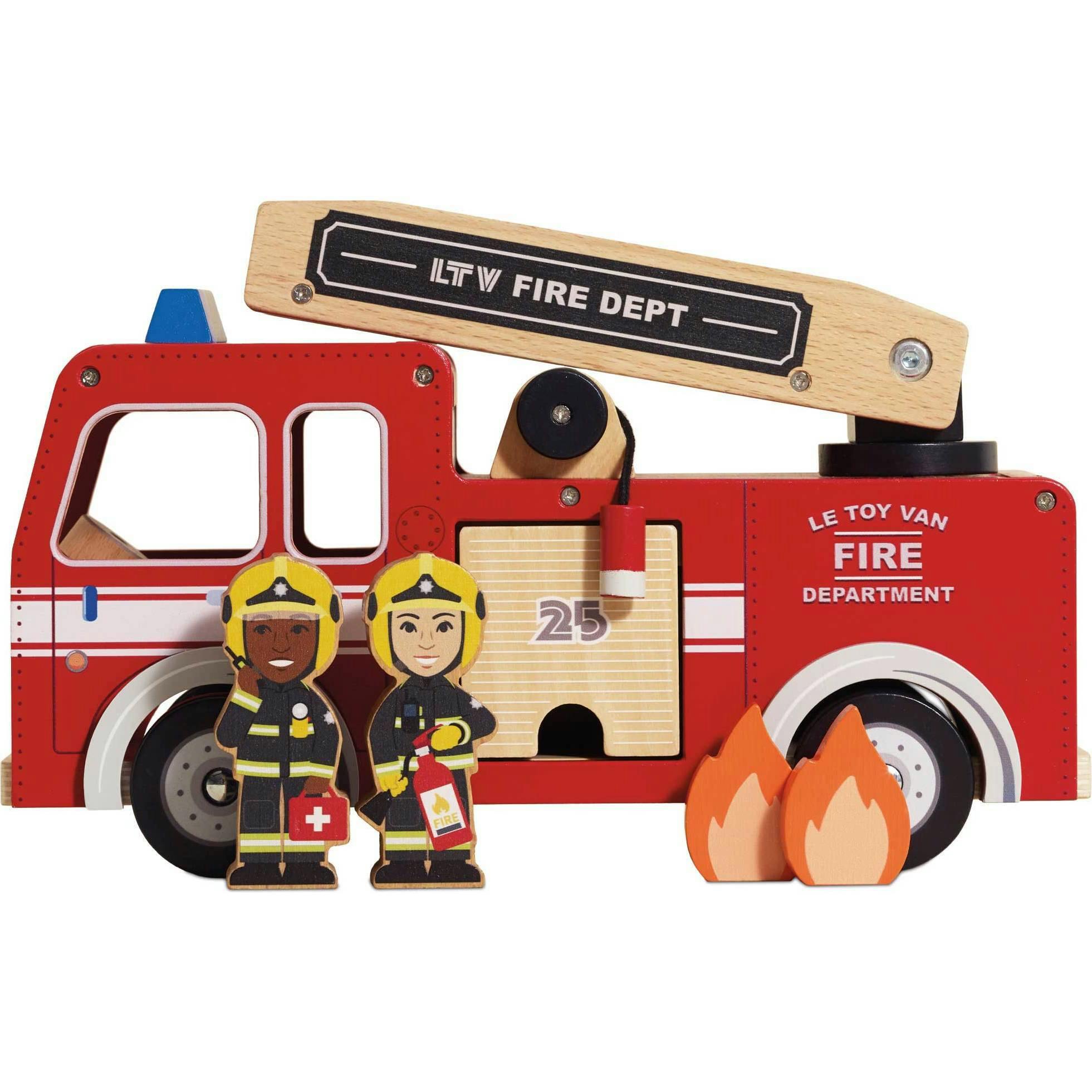 Toy Fire Engine & Characters